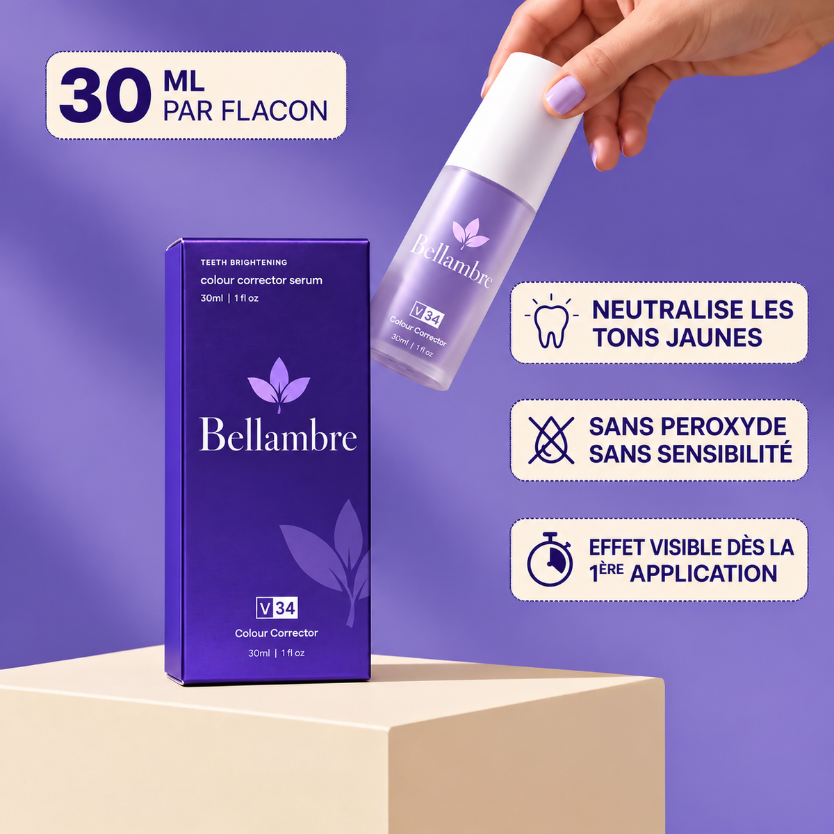 Sérum correcteur de teinte V34